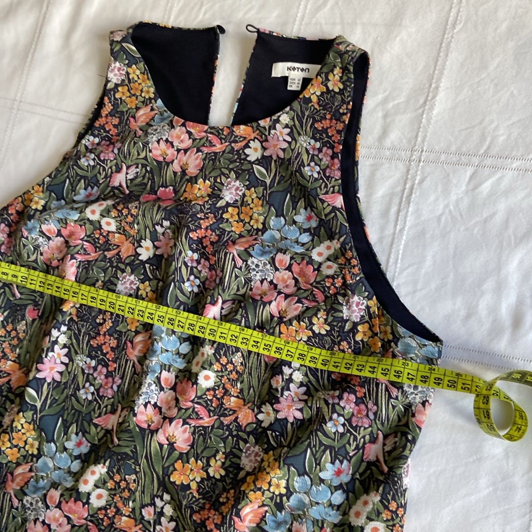 Çiçek Desenli Mini Elbise — görsel 5/7