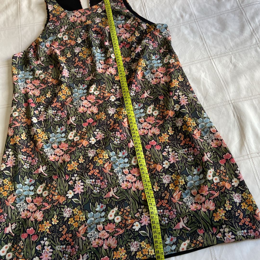 Çiçek Desenli Mini Elbise — görsel 6/7