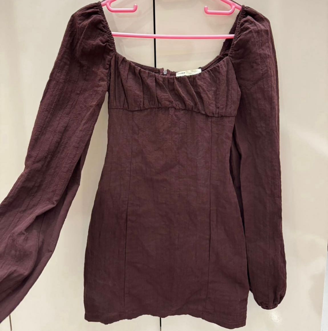 ETİKETLİ PULL & BEAR MİNİ ELBİSE — görsel 3/4