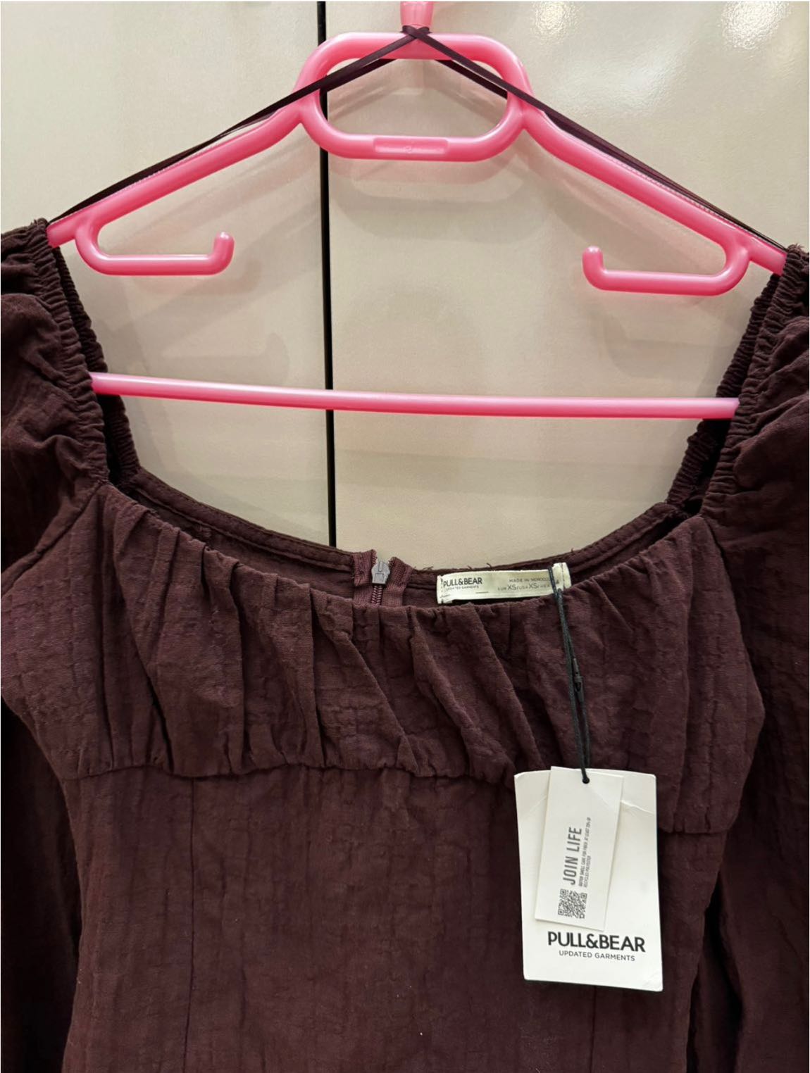 ETİKETLİ PULL & BEAR MİNİ ELBİSE — görsel 4/4