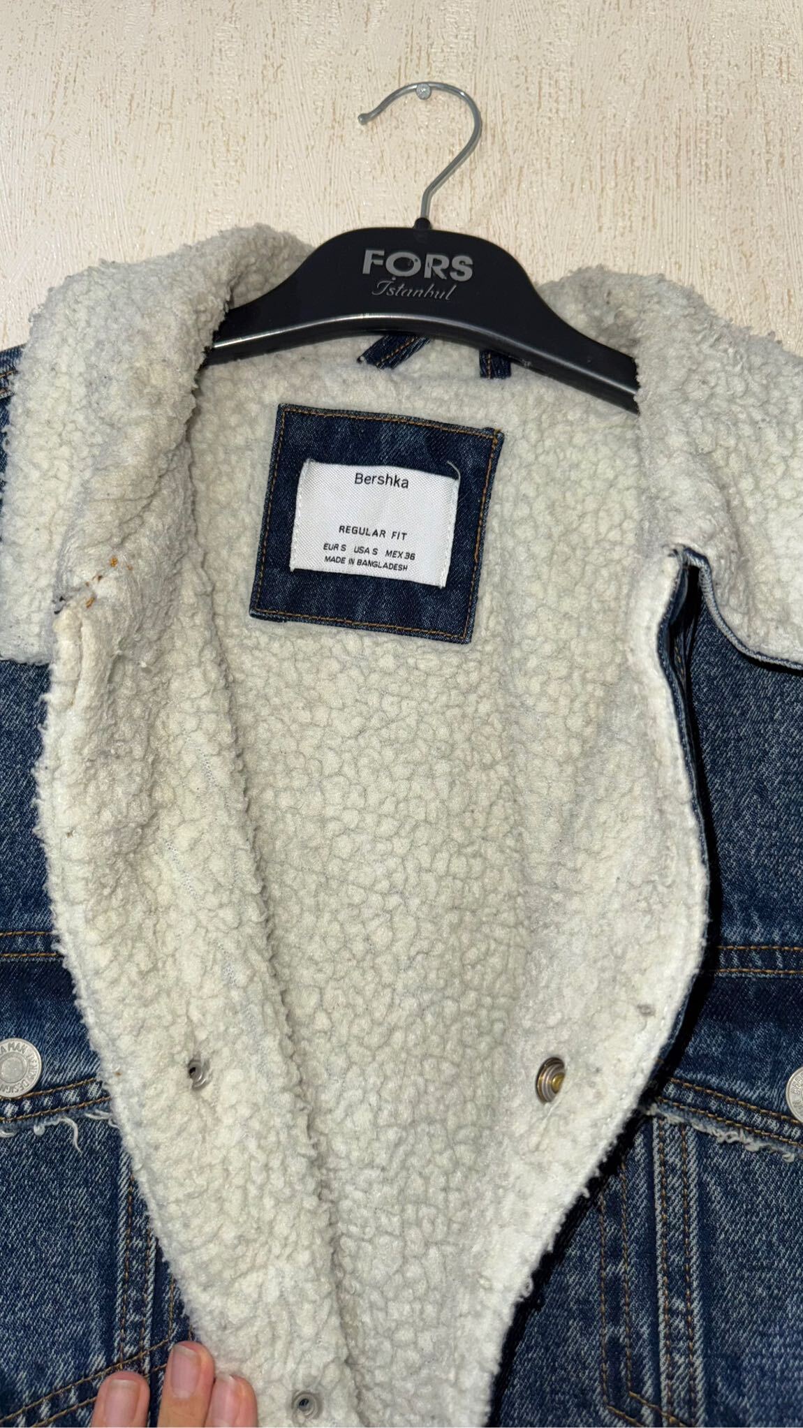 Jean Ceket Yünlü PULL BEAR — görsel 3/5