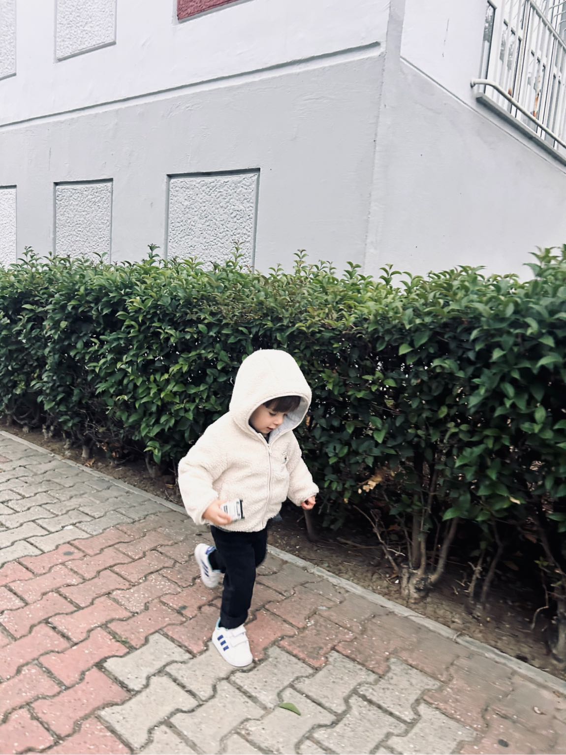 Mango Kapüşonlu Unısex Pelüş Mont — görsel 6/6