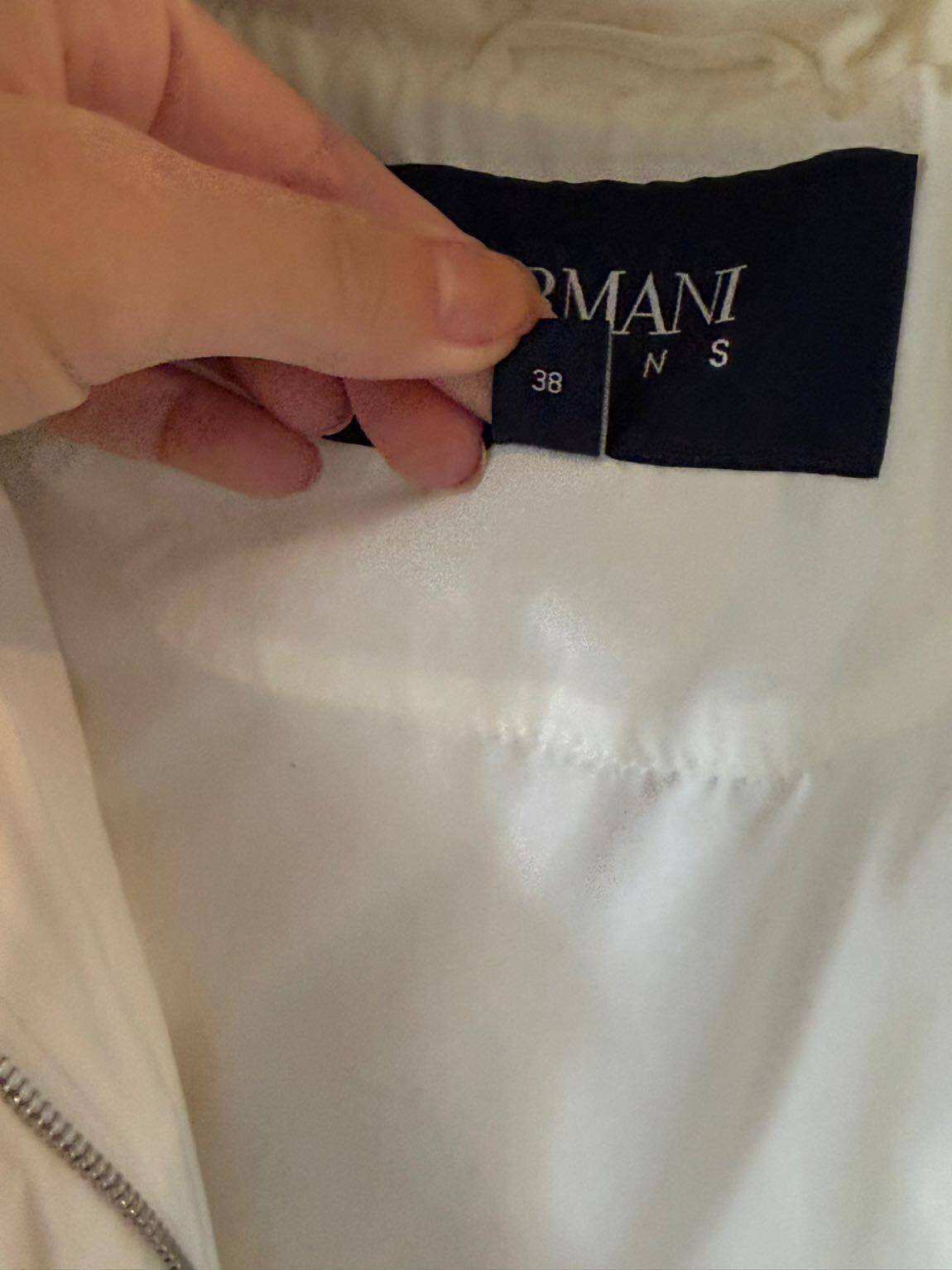 Armani Jeans Beyaz Mont — görsel 5/8