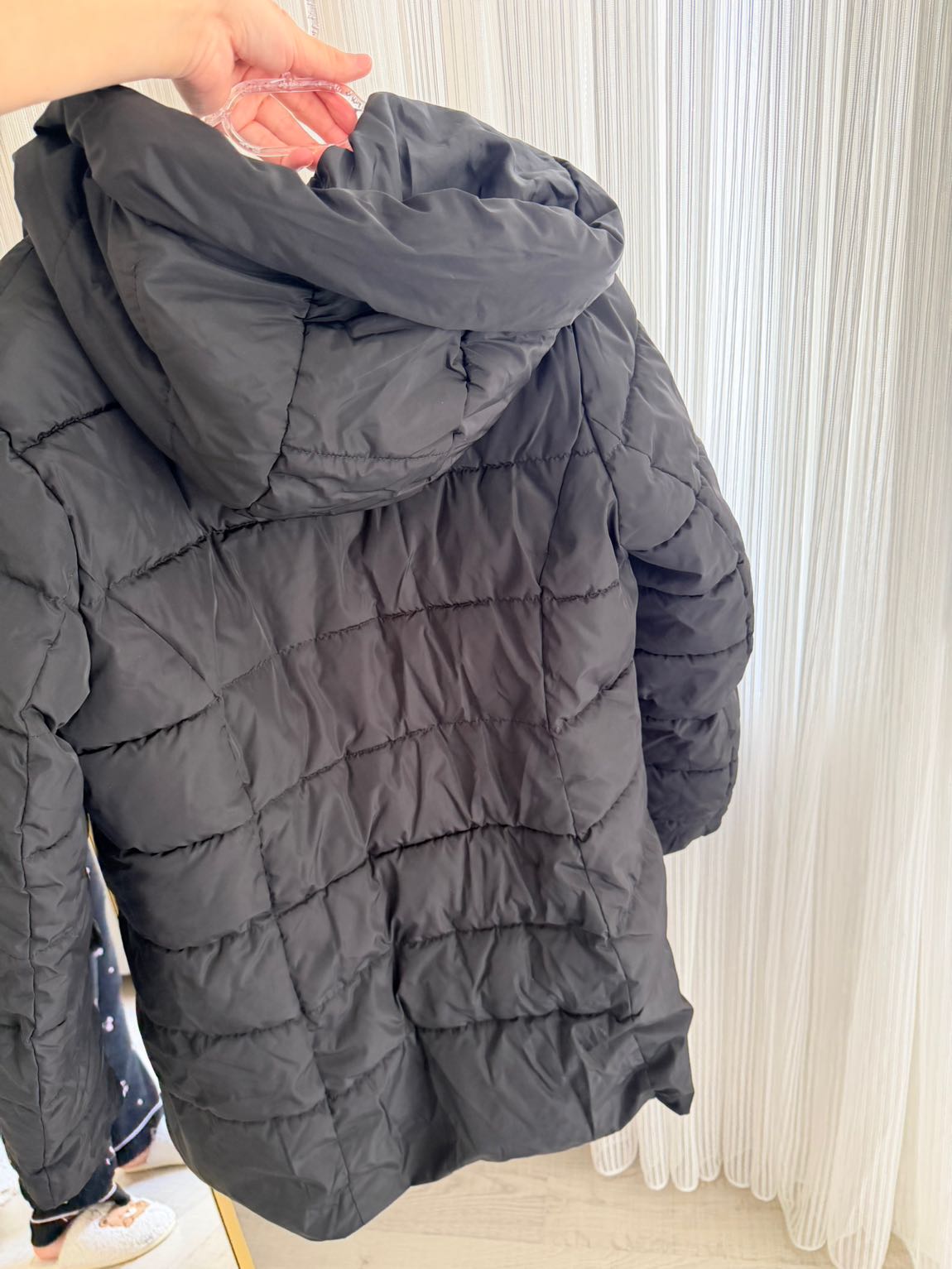 Siyah Dolgulu Mont — görsel 5/6