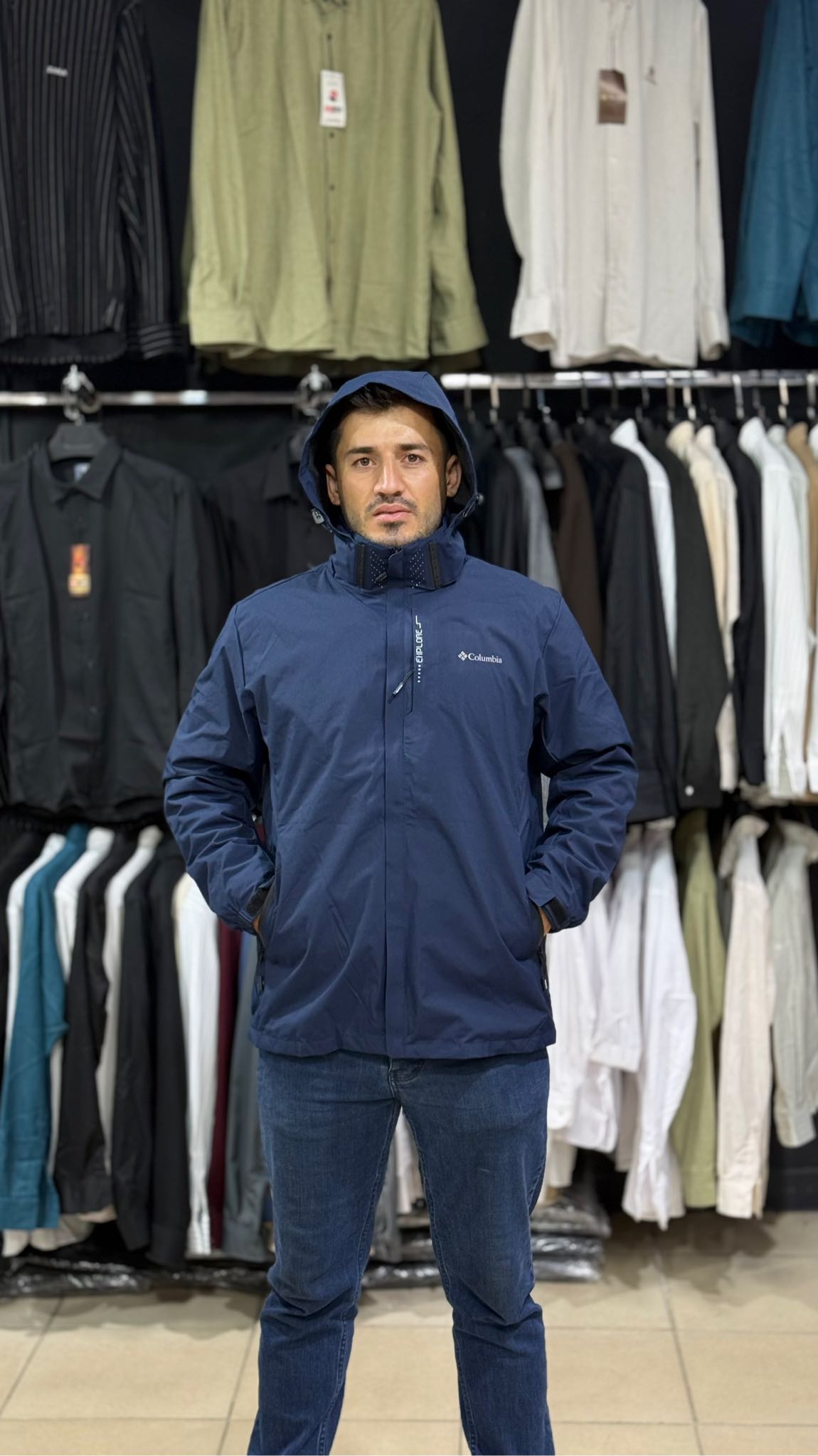 Columbia Lacivert Erkek Mont — görsel 4/6