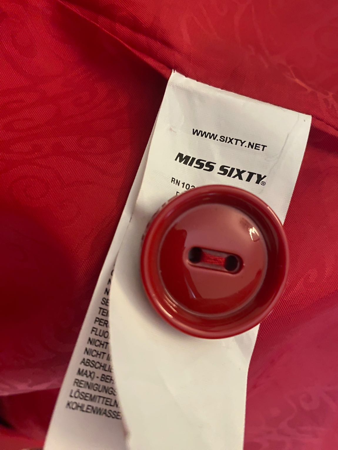 Miss Sixty Orjinal Kırmızı Palto — görsel 11/12