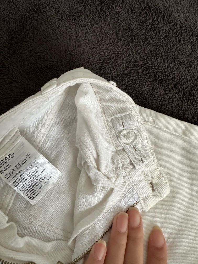 Krem Kargo Jean Pantolon — görsel 4/4