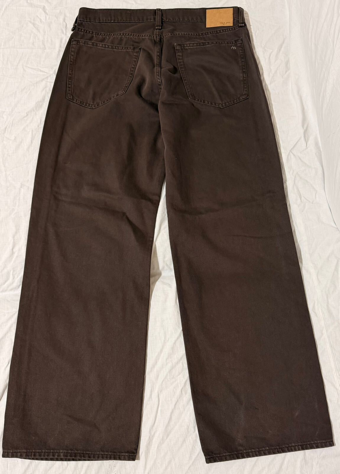 Rag & Bone Lowrise Straight Jean — görsel 10/10