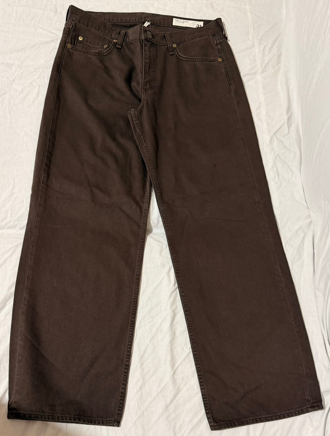Rag & Bone Lowrise Straight Jean — görsel 7/10