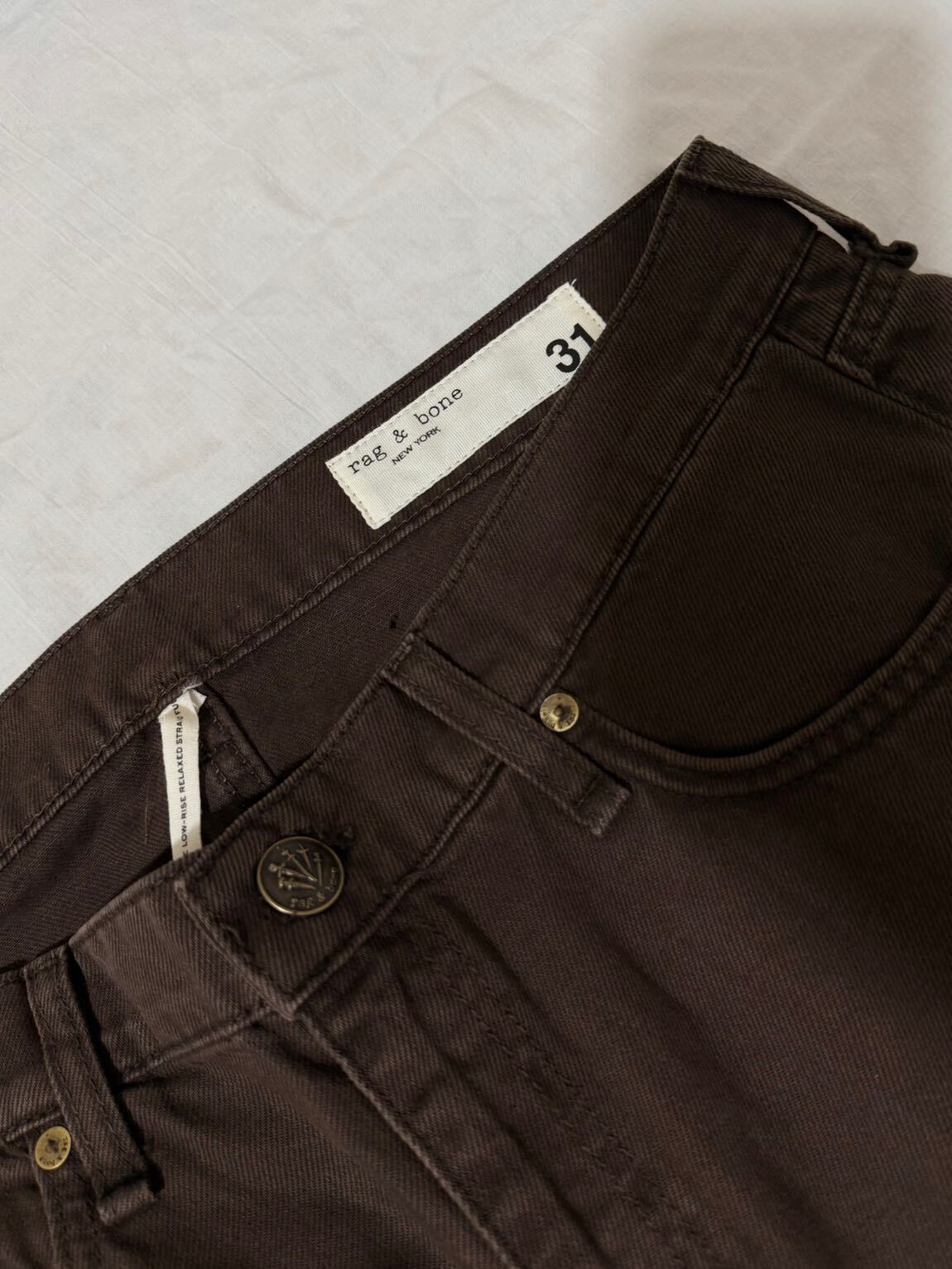 Rag & Bone Lowrise Straight Jean — görsel 8/10