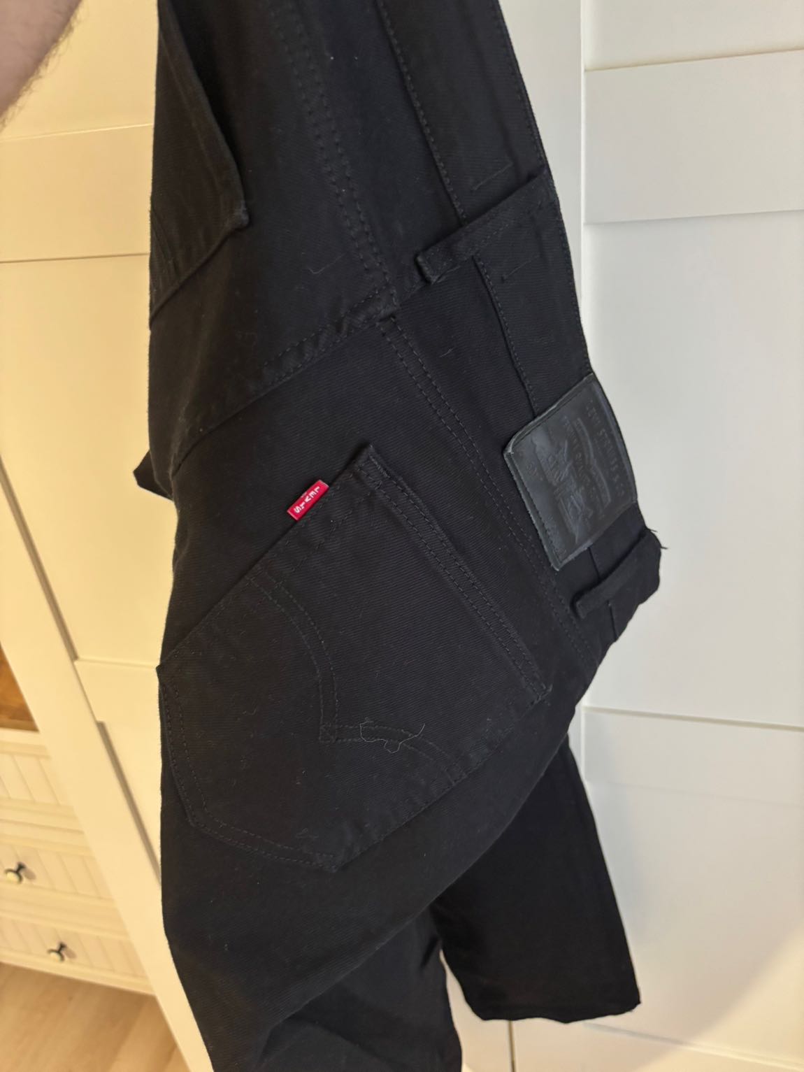 Levi’s 501 Original Siyah Kot Pantolon — görsel 4/5