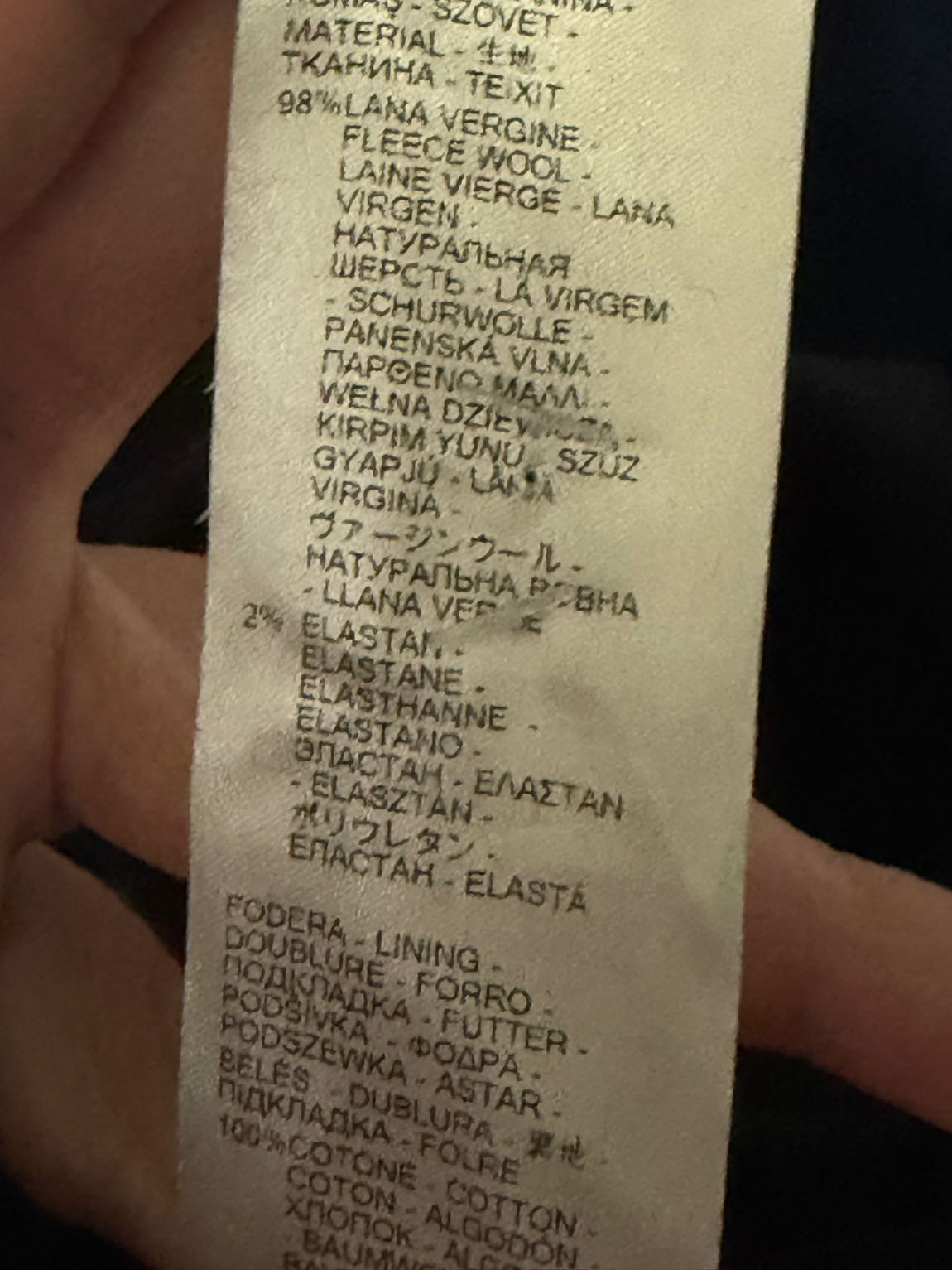 Siyah kaşmir pantolon — görsel 4/4