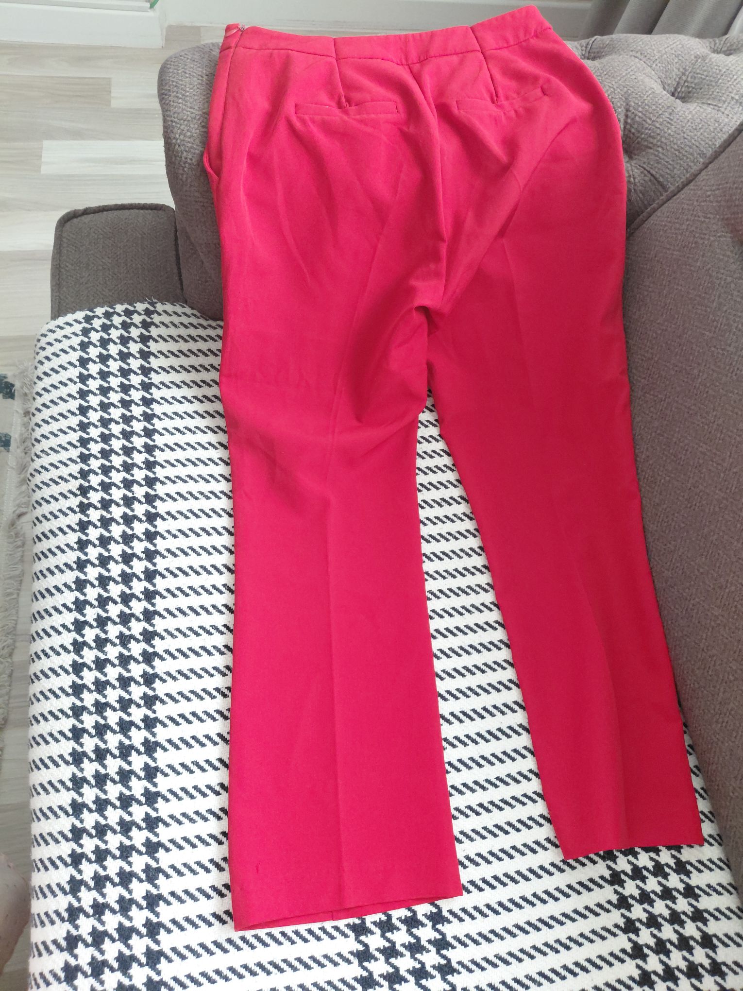 koton Kırmızı kumaş Pantolon — görsel 5/5