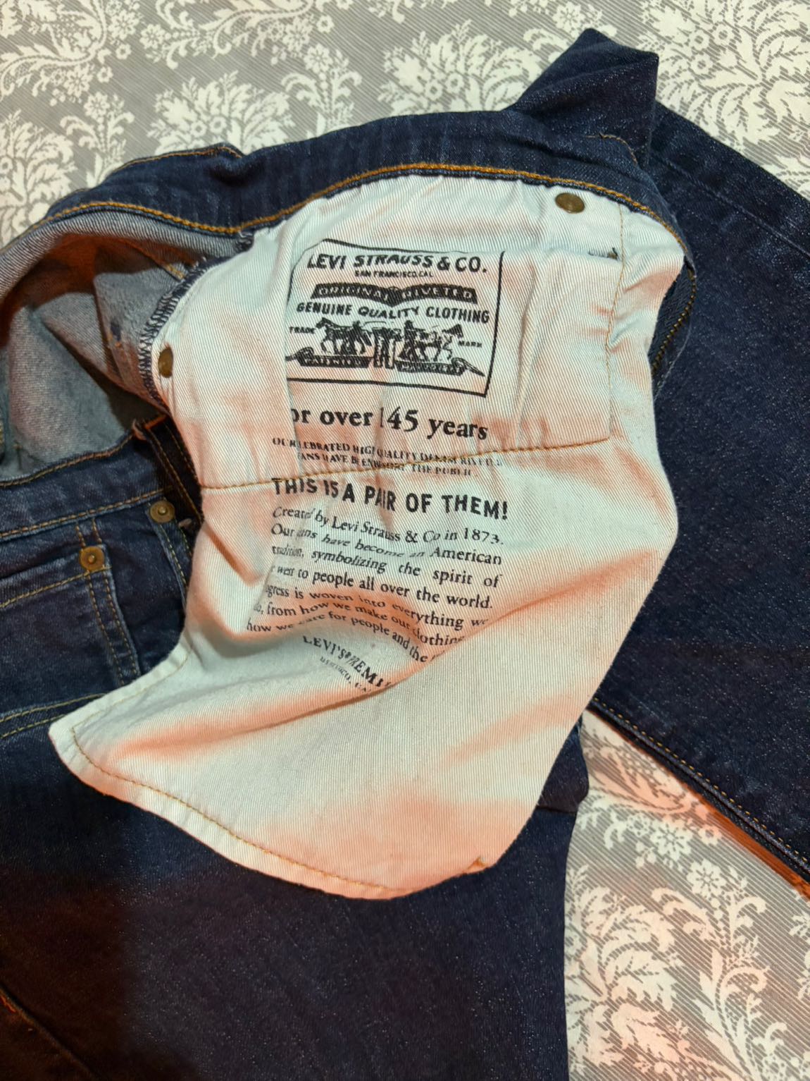 Erkek Levi’s Lacivert Jeans — görsel 3/3