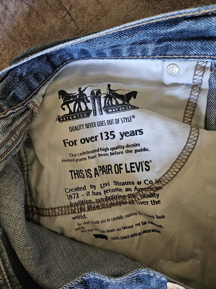 Levi's orijinal erkek Kot pantolon — görsel 4/7