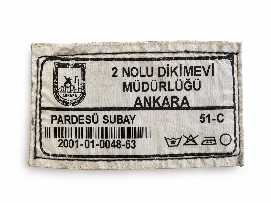 2001 TSK Subay Albay Pardesüsü Vintage — görsel 4/4