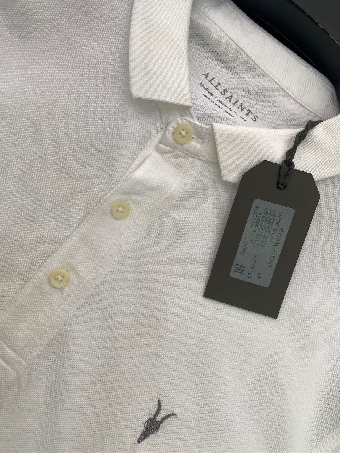 AllSaints Polo Yaka T-Shirt — görsel 2/3