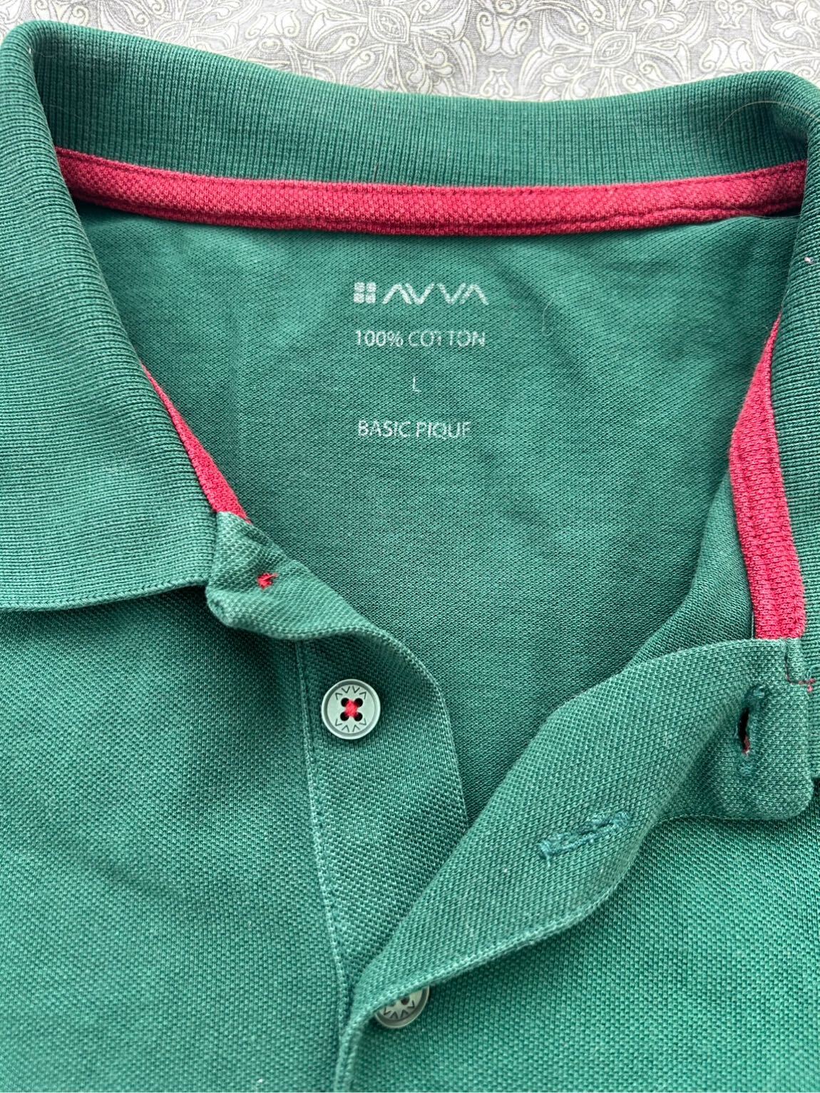 Avva Haki Polo Yaka Tişört — görsel 2/10