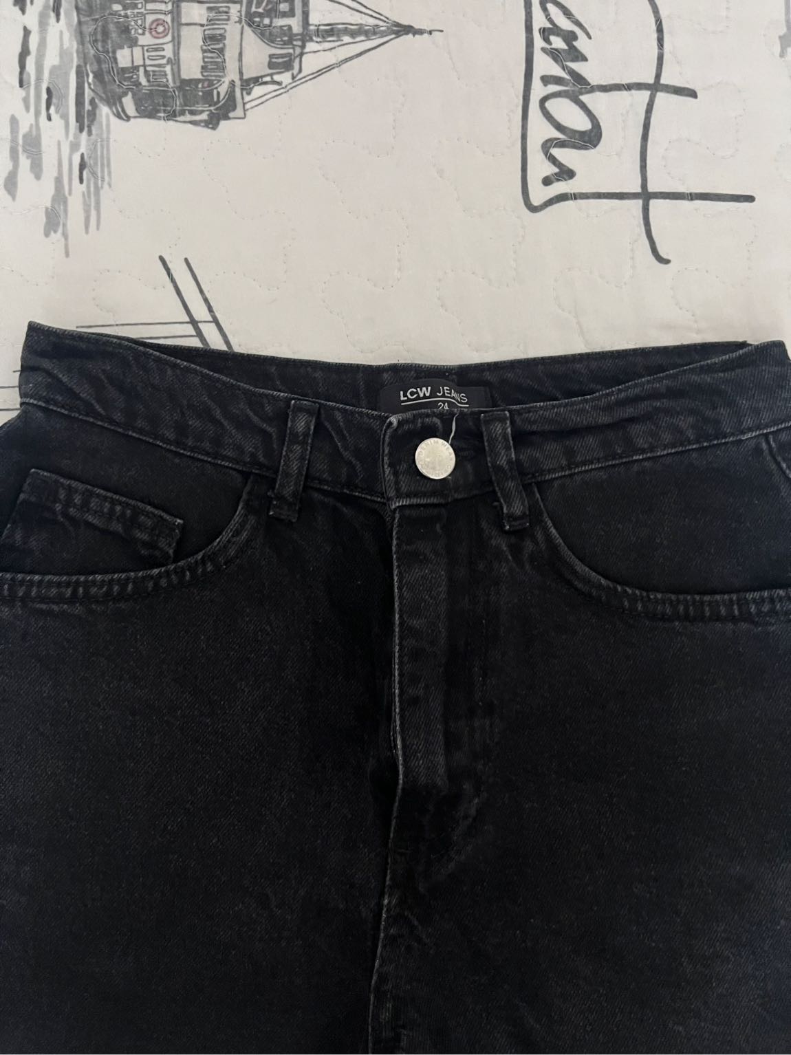 Siyah Kot Şort — görsel 2/4