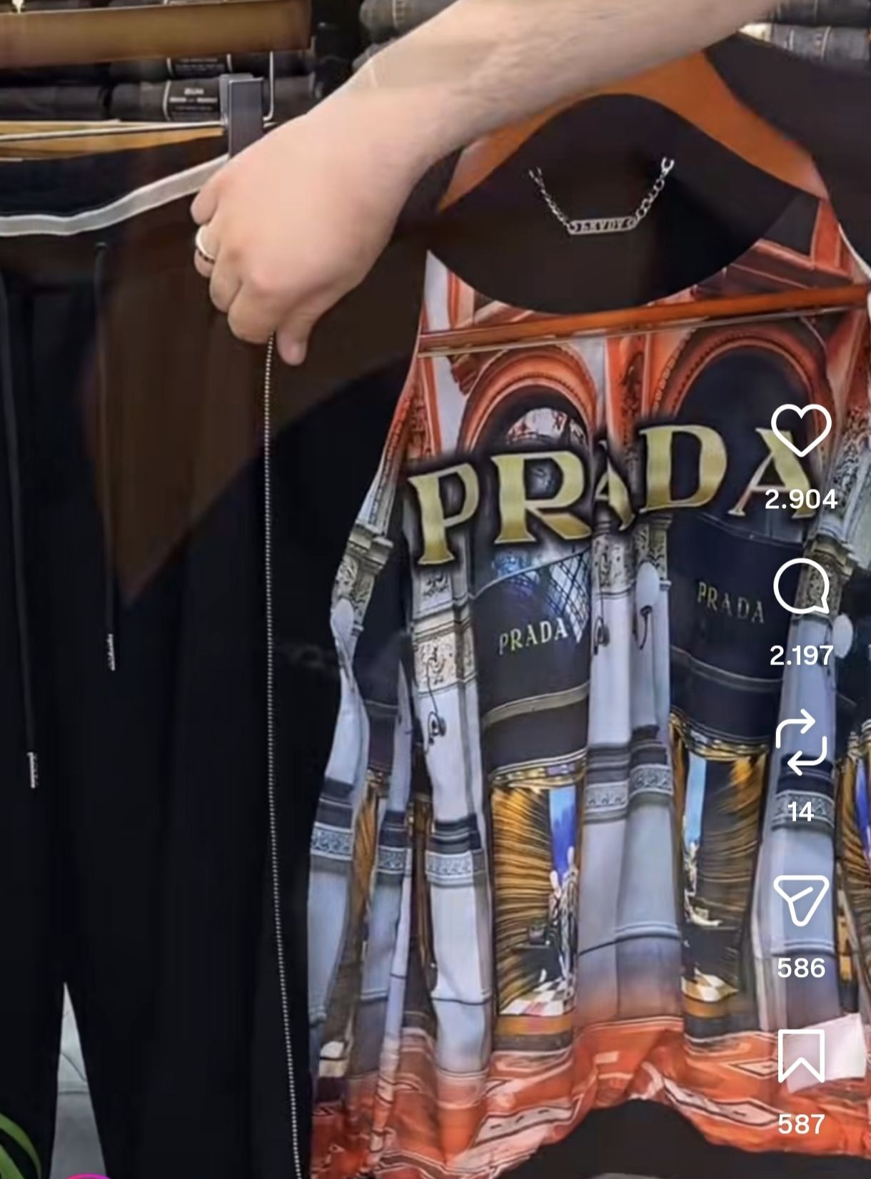 Prada alt üst takım eşofman pantolon cek — görsel 2/16