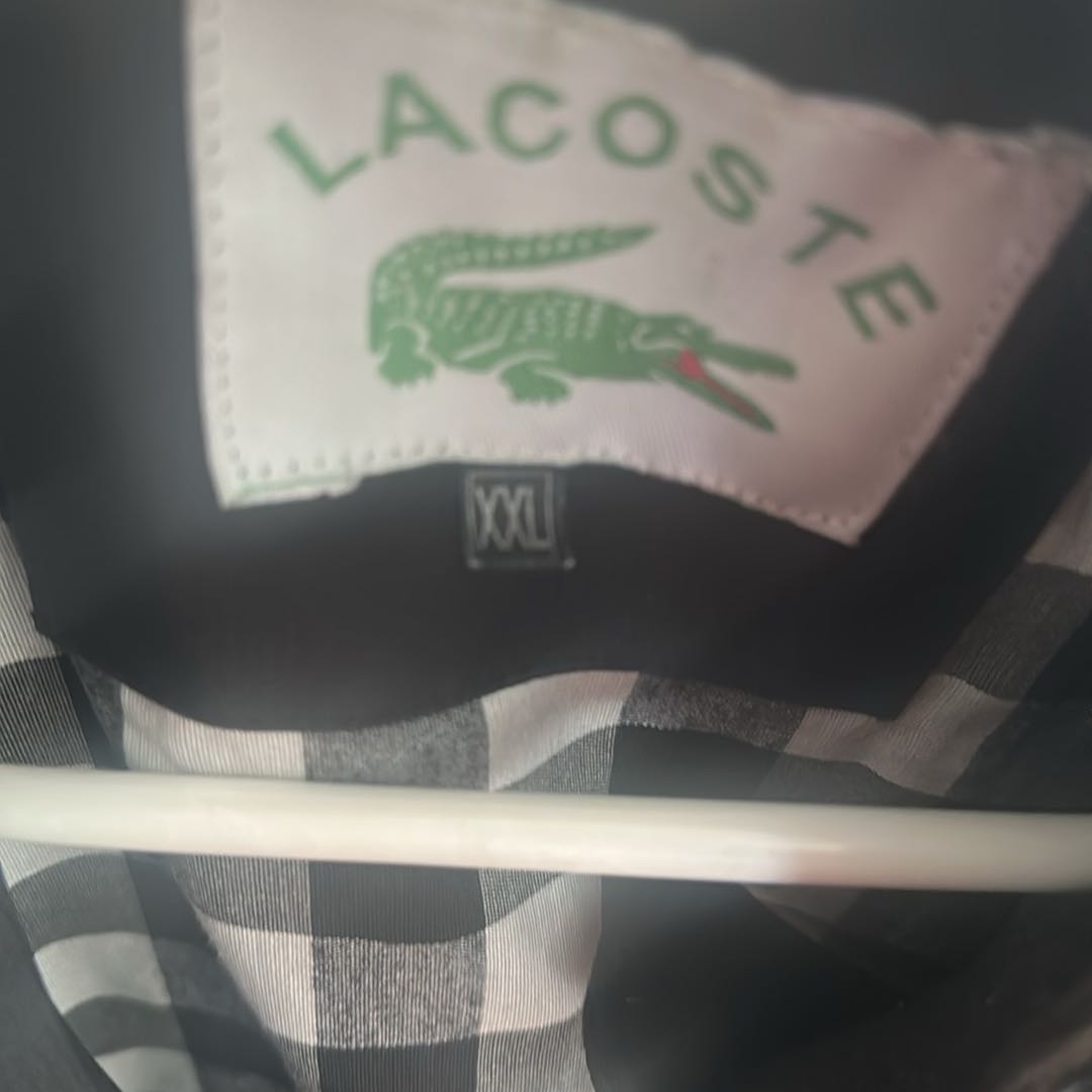 Lacoste orijinal Siyah Spor Mont — görsel 3/5