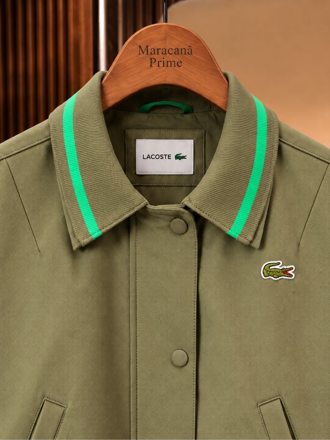 Lacoste Yeşil içi ince dolgulu Ceket — görsel 2/3