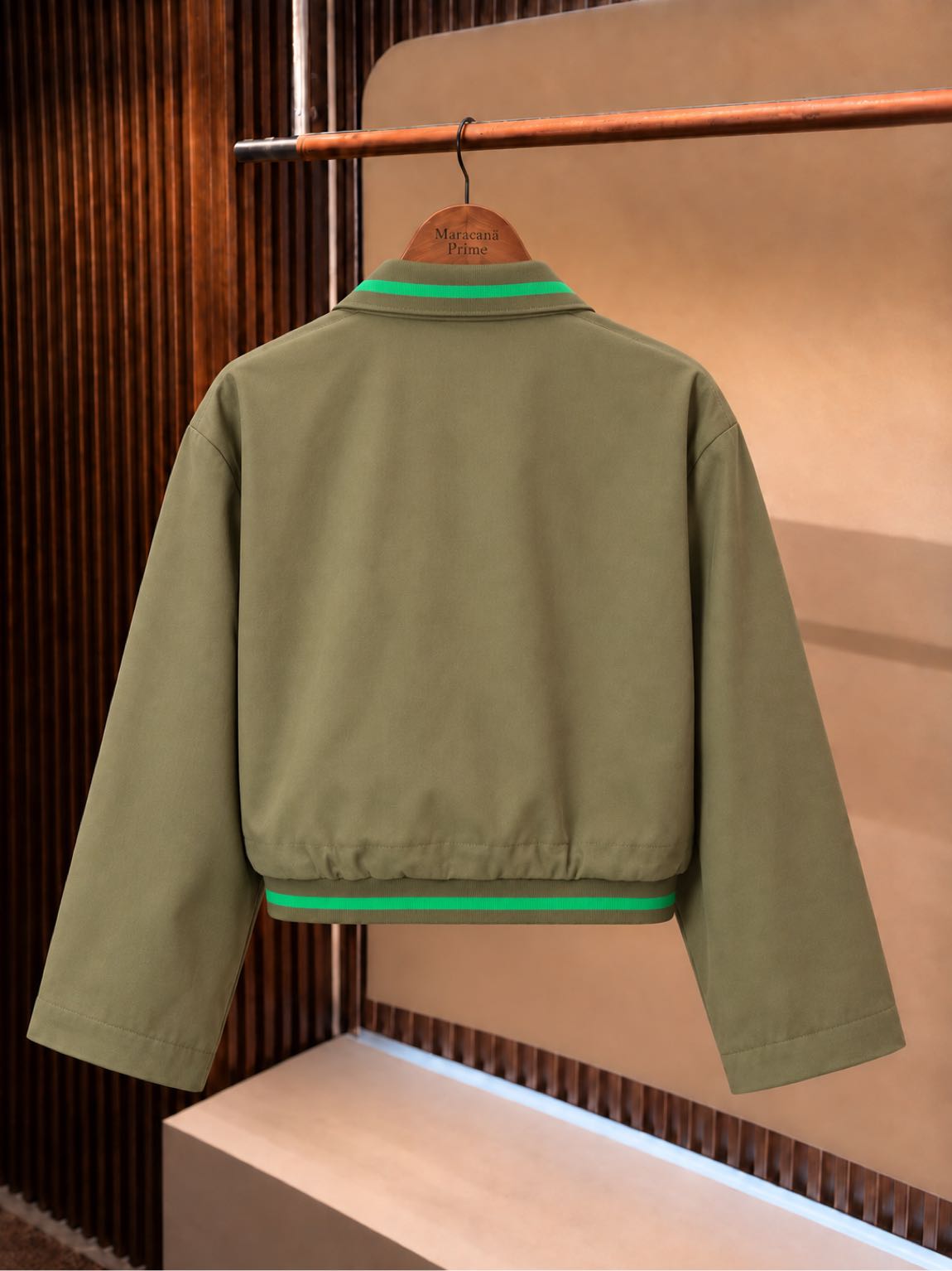 Lacoste Yeşil içi ince dolgulu Ceket — görsel 3/3