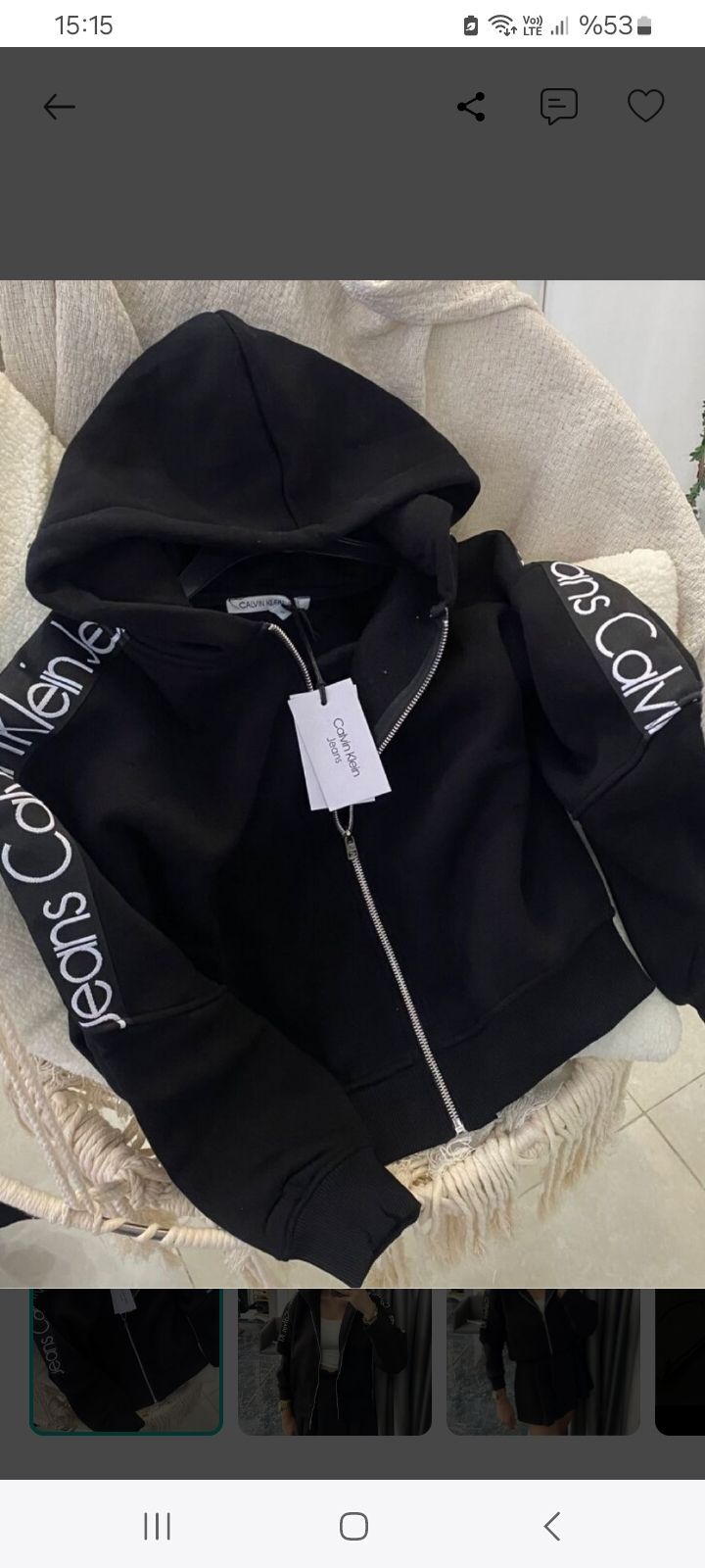 🔊KALİTELİSİ🏷ILAN AÇTIRIN CK Sweatshirt — görsel 5/9