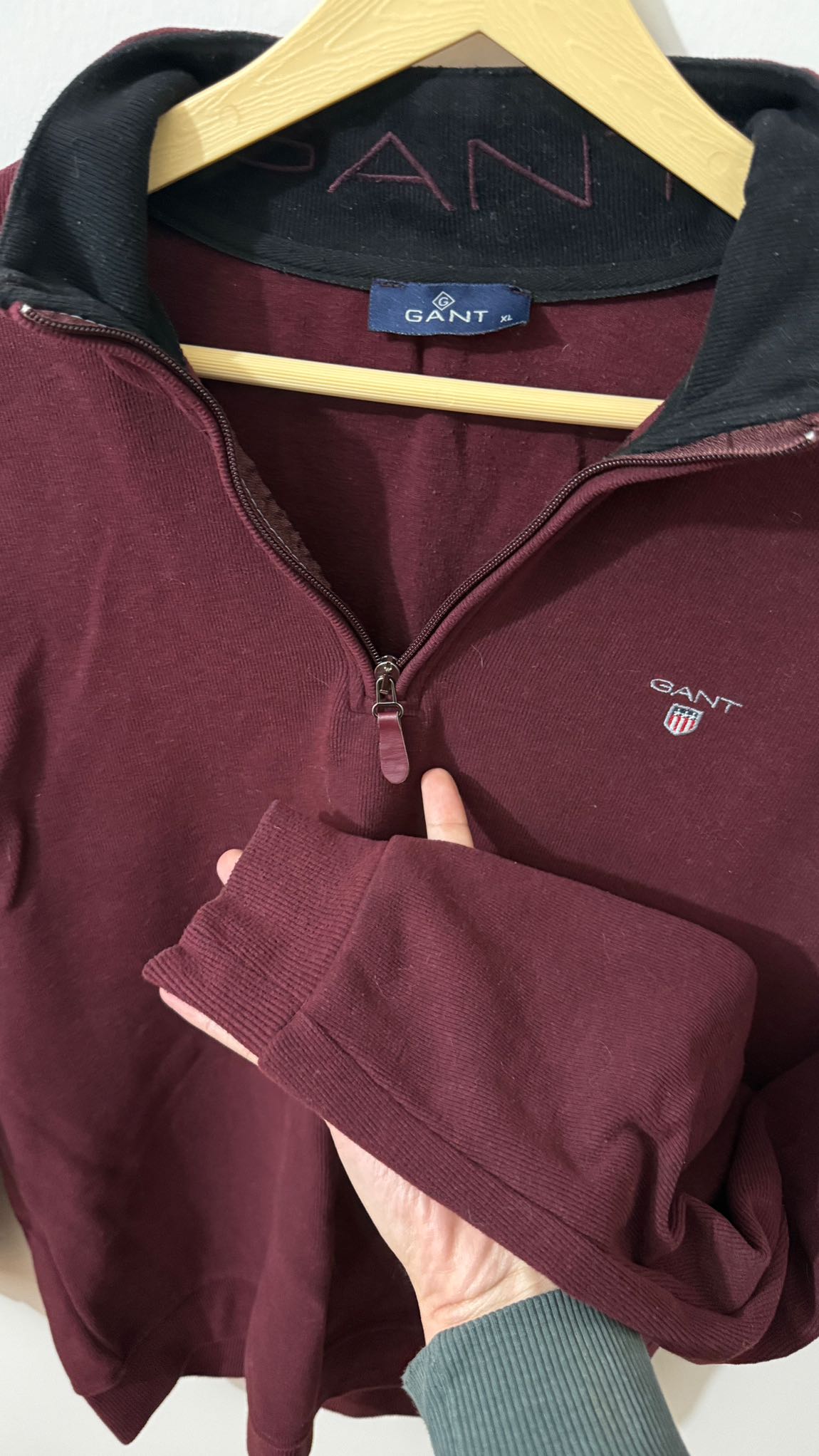 GANT Bordo Spor Sweatshirt — görsel 3/4