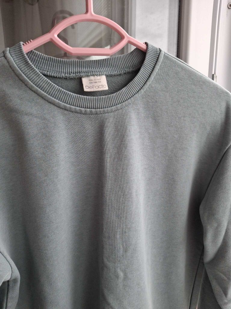 Defacto Yeşil Sweatshirt — görsel 4/4