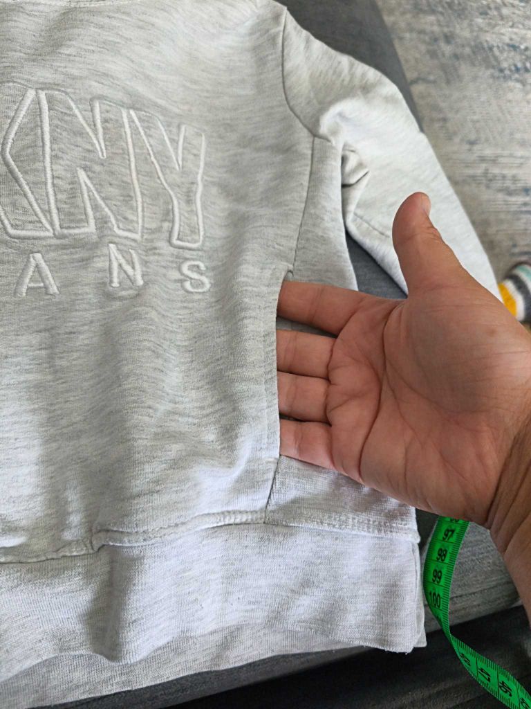 DKNY Jeans Gri Sweatshirt — görsel 11/11