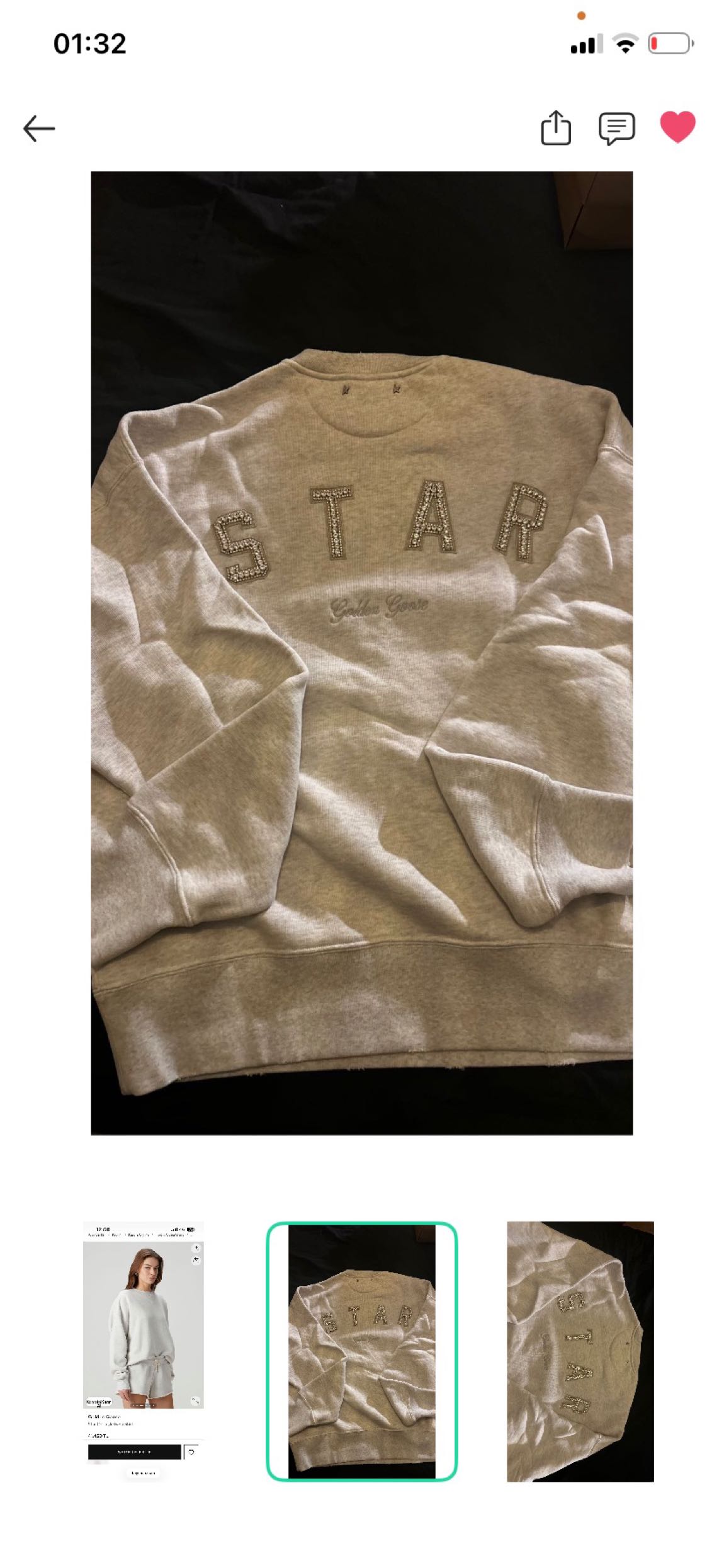 Golden Goose Taşlı Sweatshirt — görsel 4/12