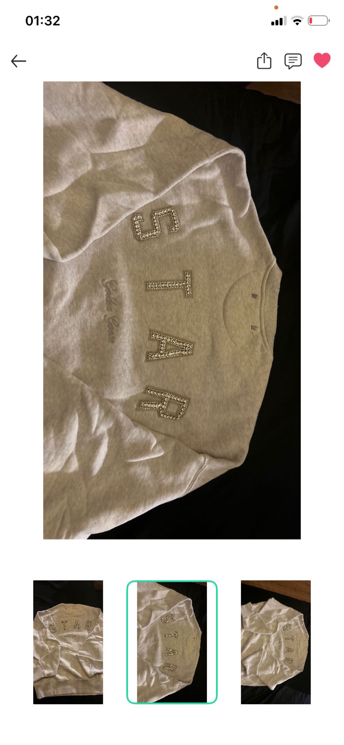 Golden Goose Taşlı Sweatshirt — görsel 5/12
