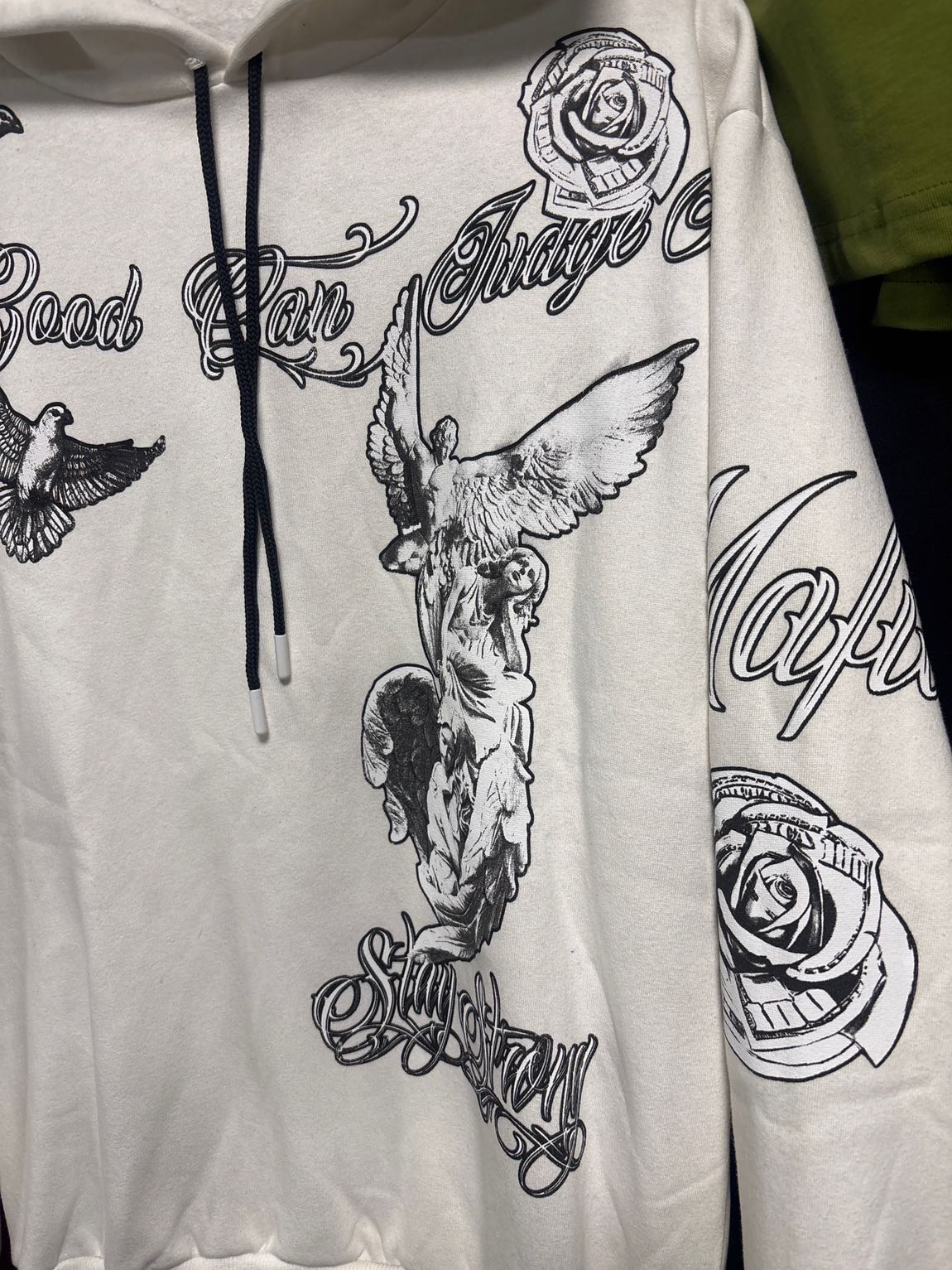 Beyaz Baskılı Sweatshirt — görsel 2/3