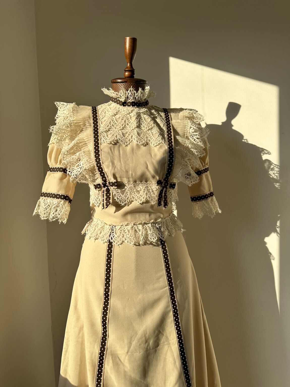 American Vintage Tarzı Beige Elbise — görsel 11/20