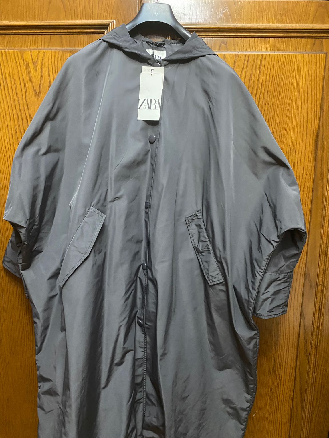 Zara Oversize Yağmurluk — görsel 9/10