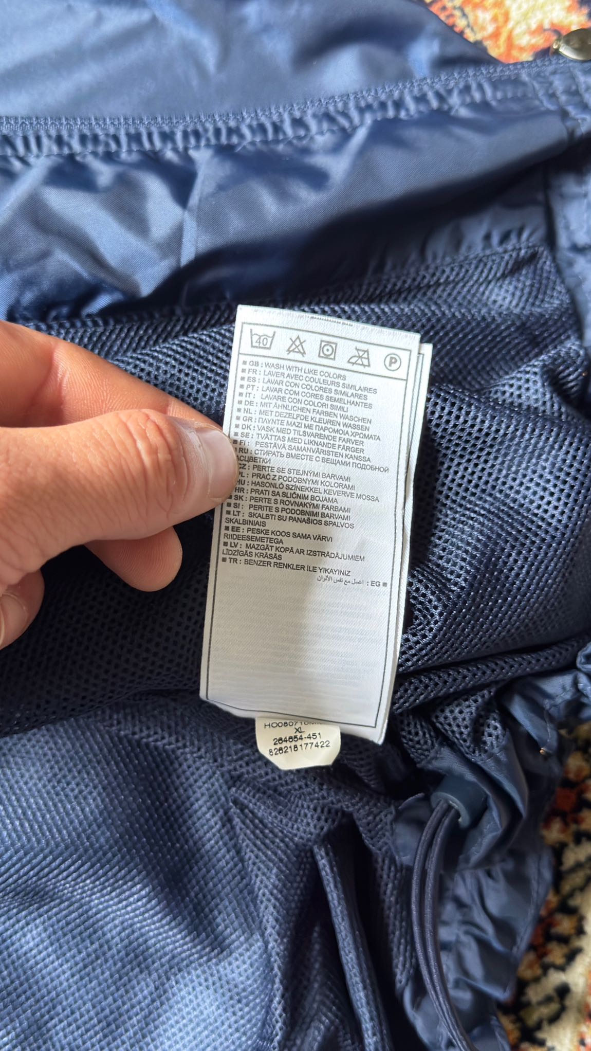 Nike Lacivert Rüzgarlık — görsel 10/11