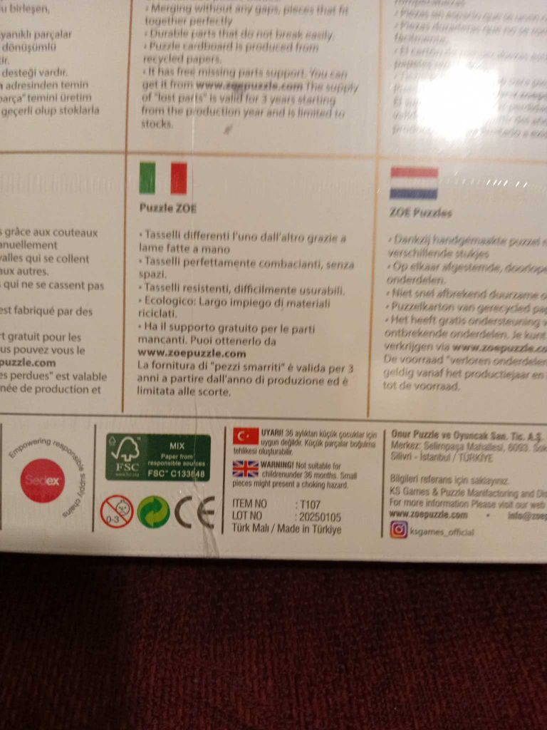 1000 Parça Puzzle Seti — görsel 3/3