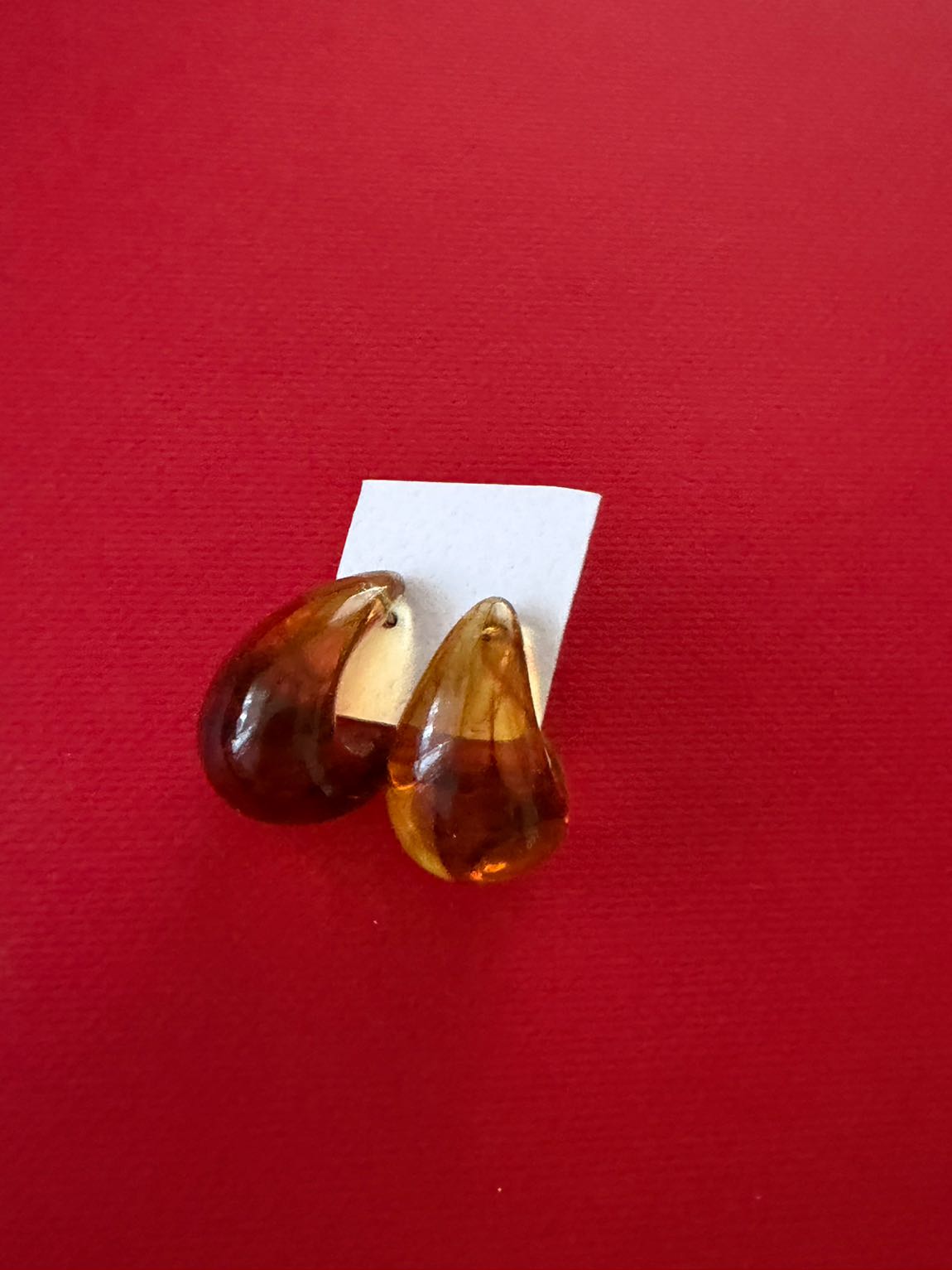 Şeffaf Damla Küpe — görsel 4/5