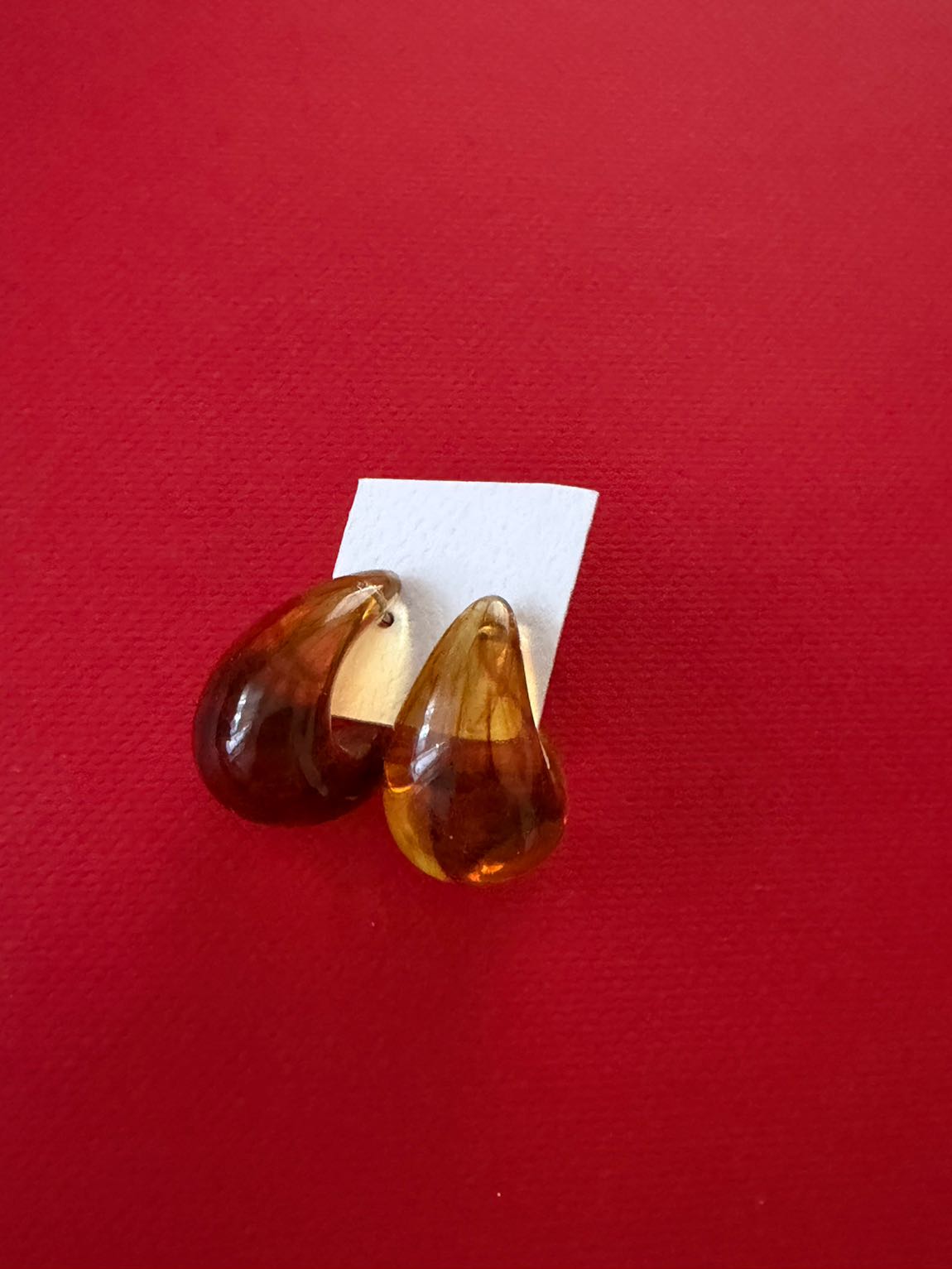 Şeffaf Damla Küpe — görsel 3/5