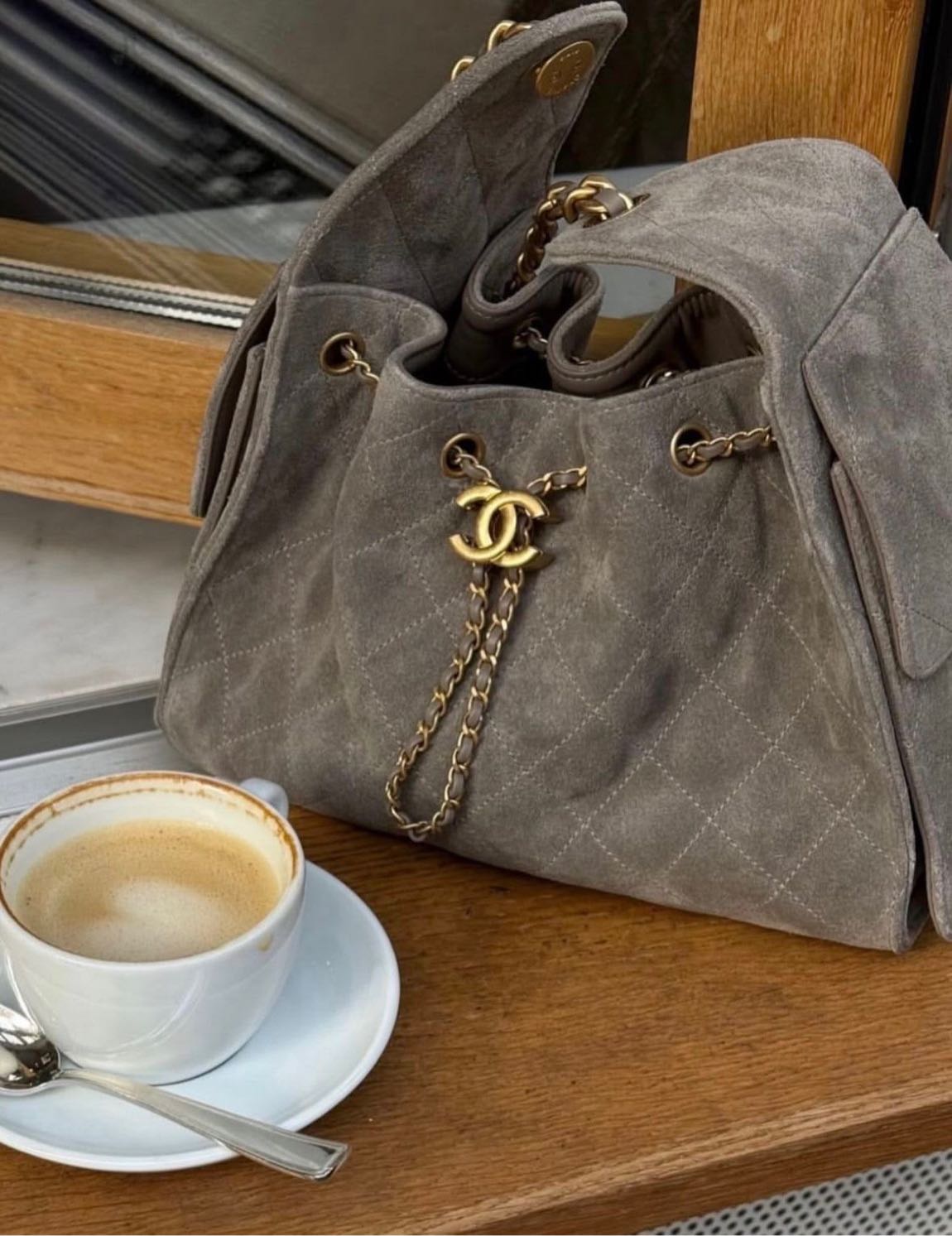 Chanel süet 25 mini — görsel 8/20