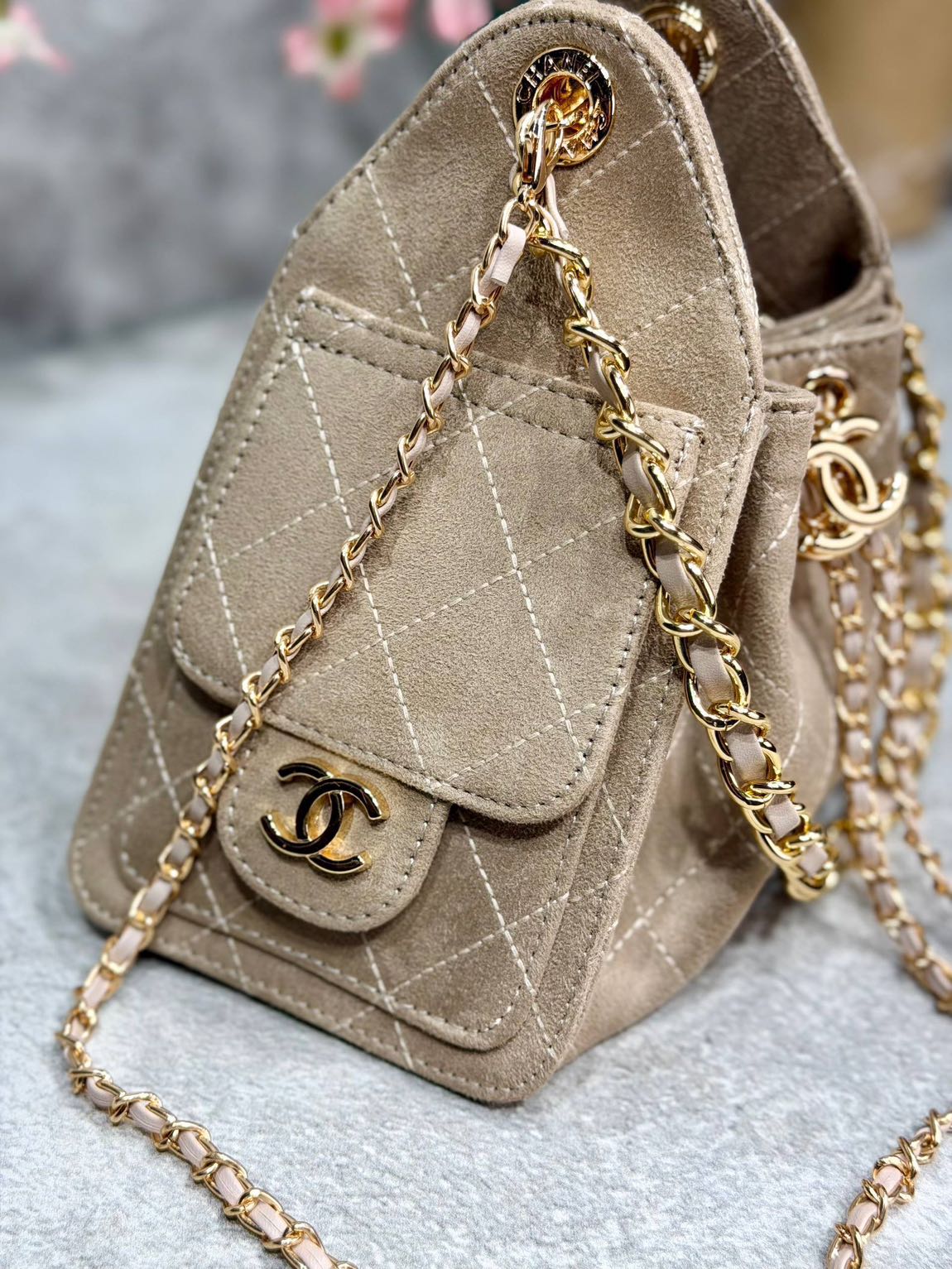 Chanel süet 25 mini — görsel 15/20