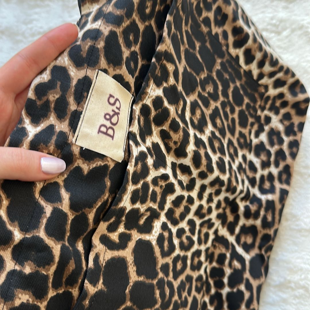 Leopar Desenli Bez Çanta — görsel 3/5