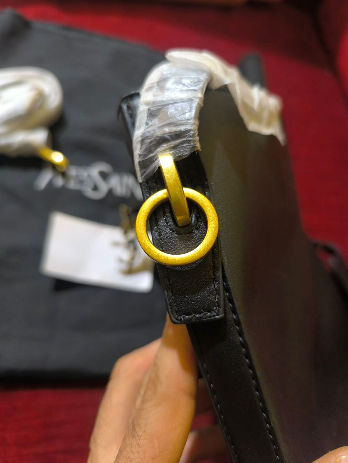 OrijinalSaint Laurent Deri Omuz Çantası — görsel 6/13