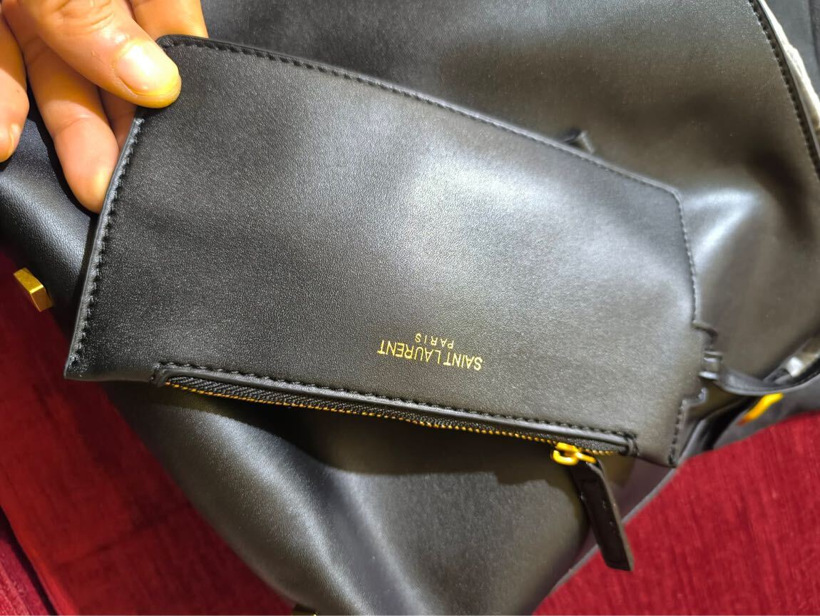 OrijinalSaint Laurent Deri Omuz Çantası — görsel 12/13
