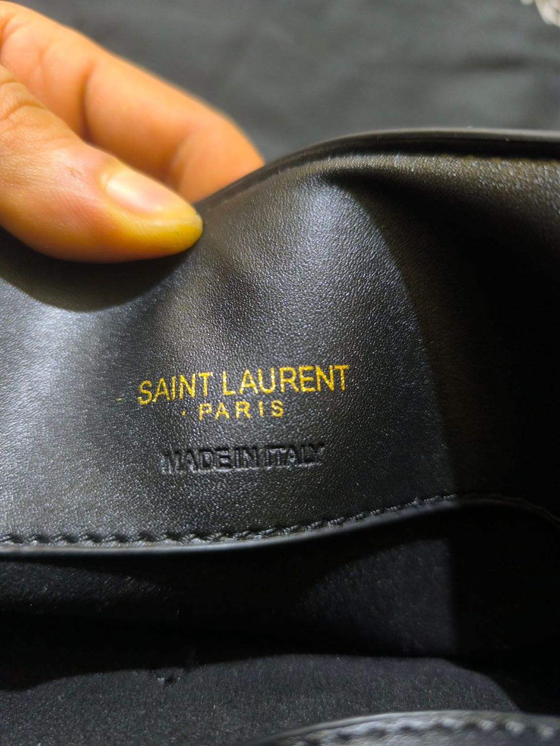 OrijinalSaint Laurent Deri Omuz Çantası — görsel 5/13