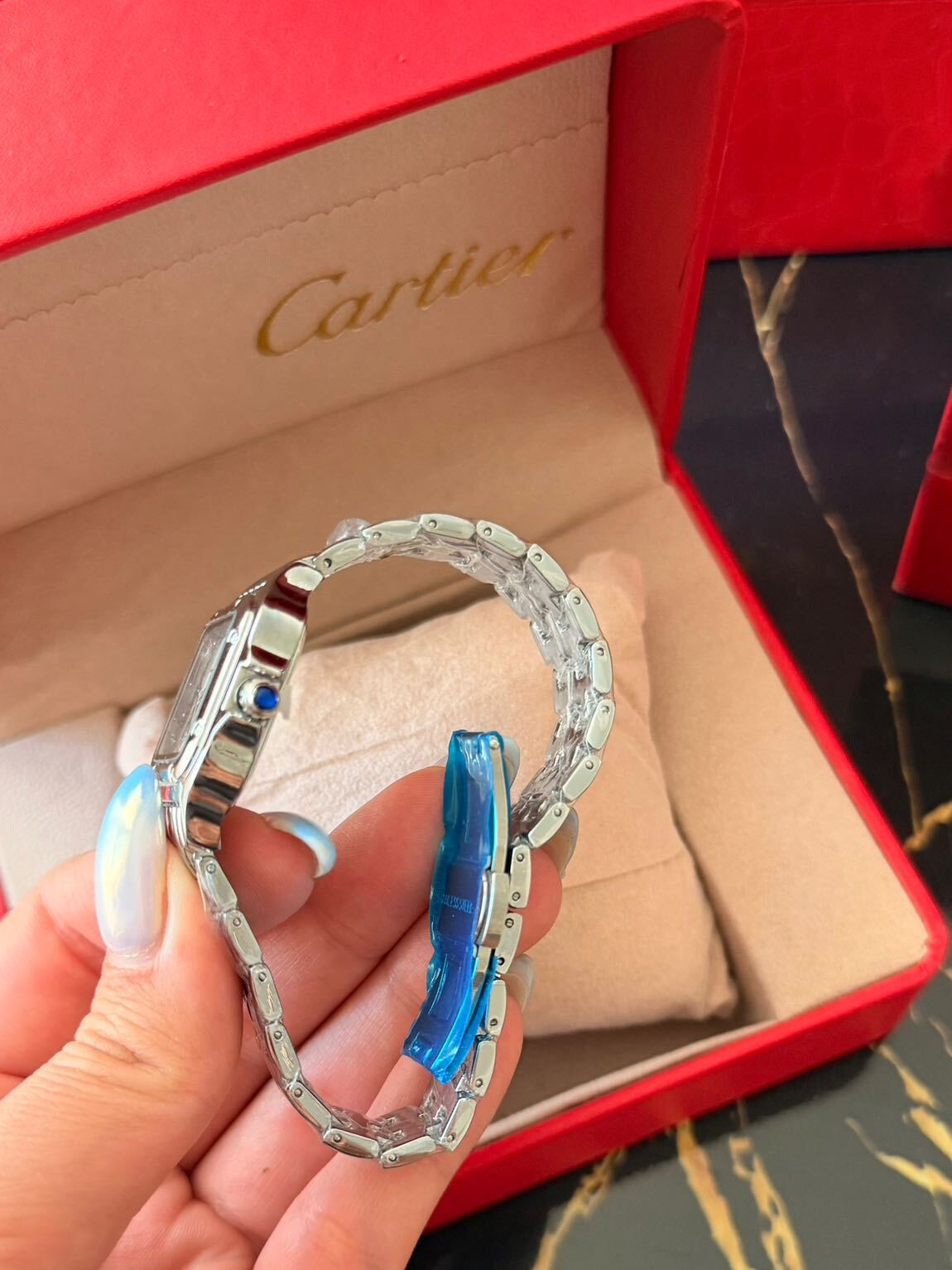 Cartier Panthere Gümüş Kol Saati — görsel 4/5