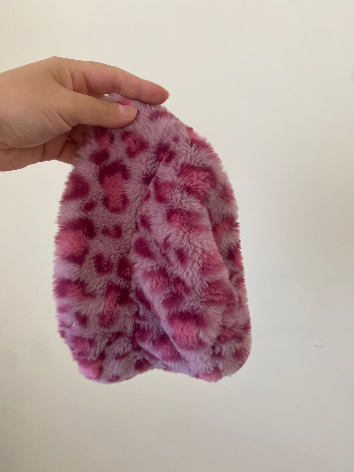 Pembe Leopar Desenli Şapka — görsel 5/5