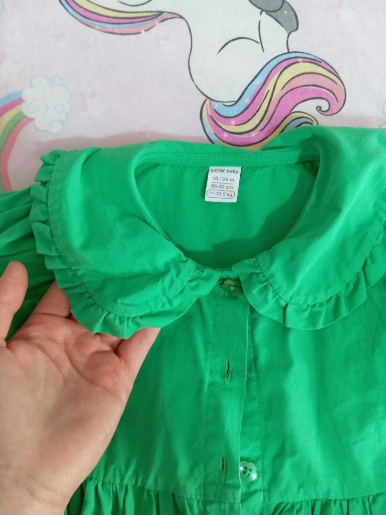 Yeşil Bebek Elbisesi — görsel 2/4