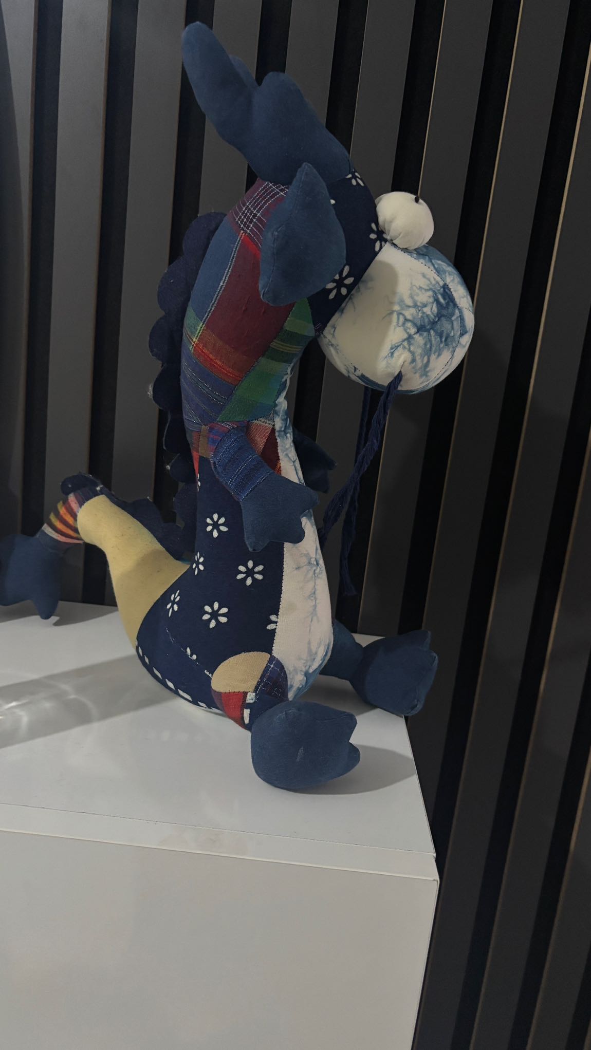 Patchwork Ejderha Peluş Oyuncak — görsel 2/4